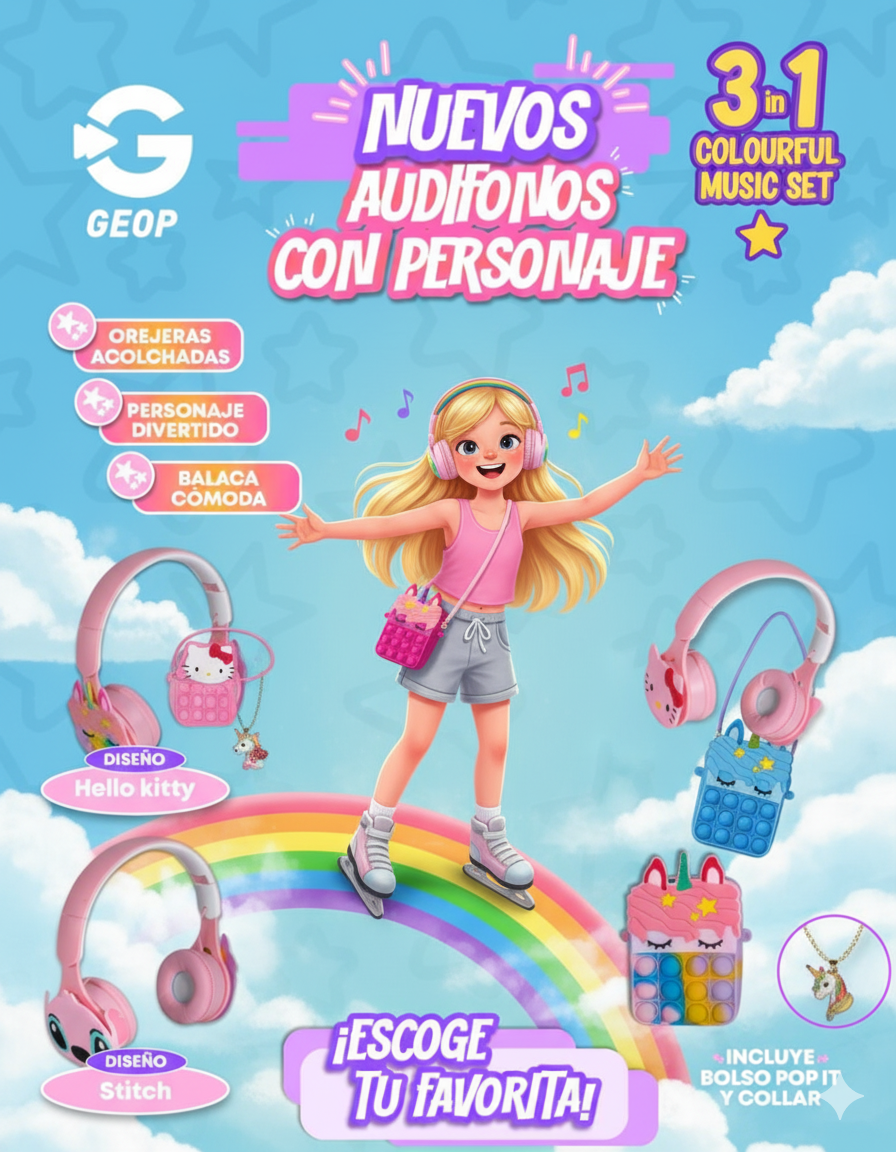 DIADEMA 3 EN 1 DISEÑO